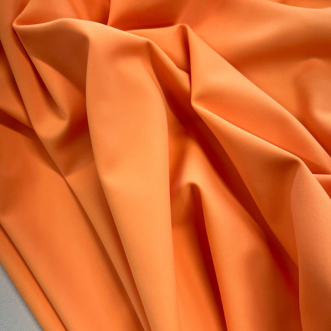 Scuba Nylon Spandex Swimwear Fabric - Neon Orange