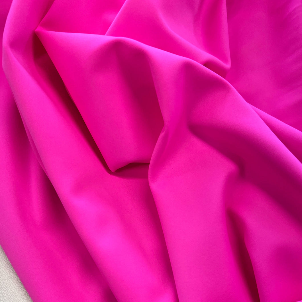 Scuba Nylon Spandex Swimwear Fabric - Neon Pink