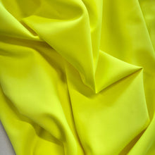 Load image into Gallery viewer, Scuba Nylon Spandex Swimwear Fabric - Neon Yellow

