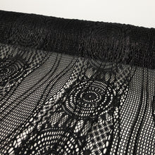 Load image into Gallery viewer, Selma Circular Medallion Design Lace - Black
