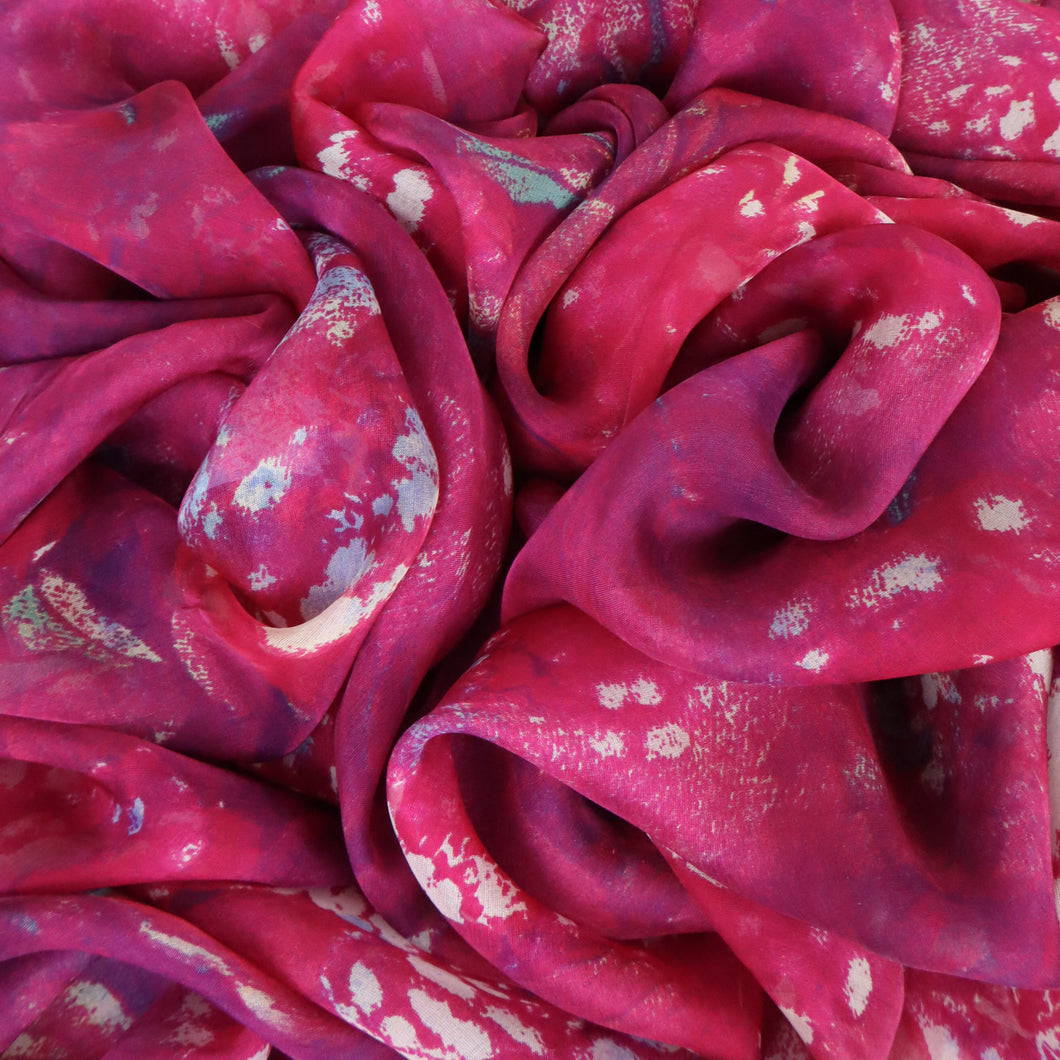 Silk Printed Chiffon Deadstock - Albertine