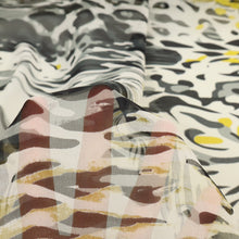 Load image into Gallery viewer, Silk Printed Chiffon Deadstock - Mindset
