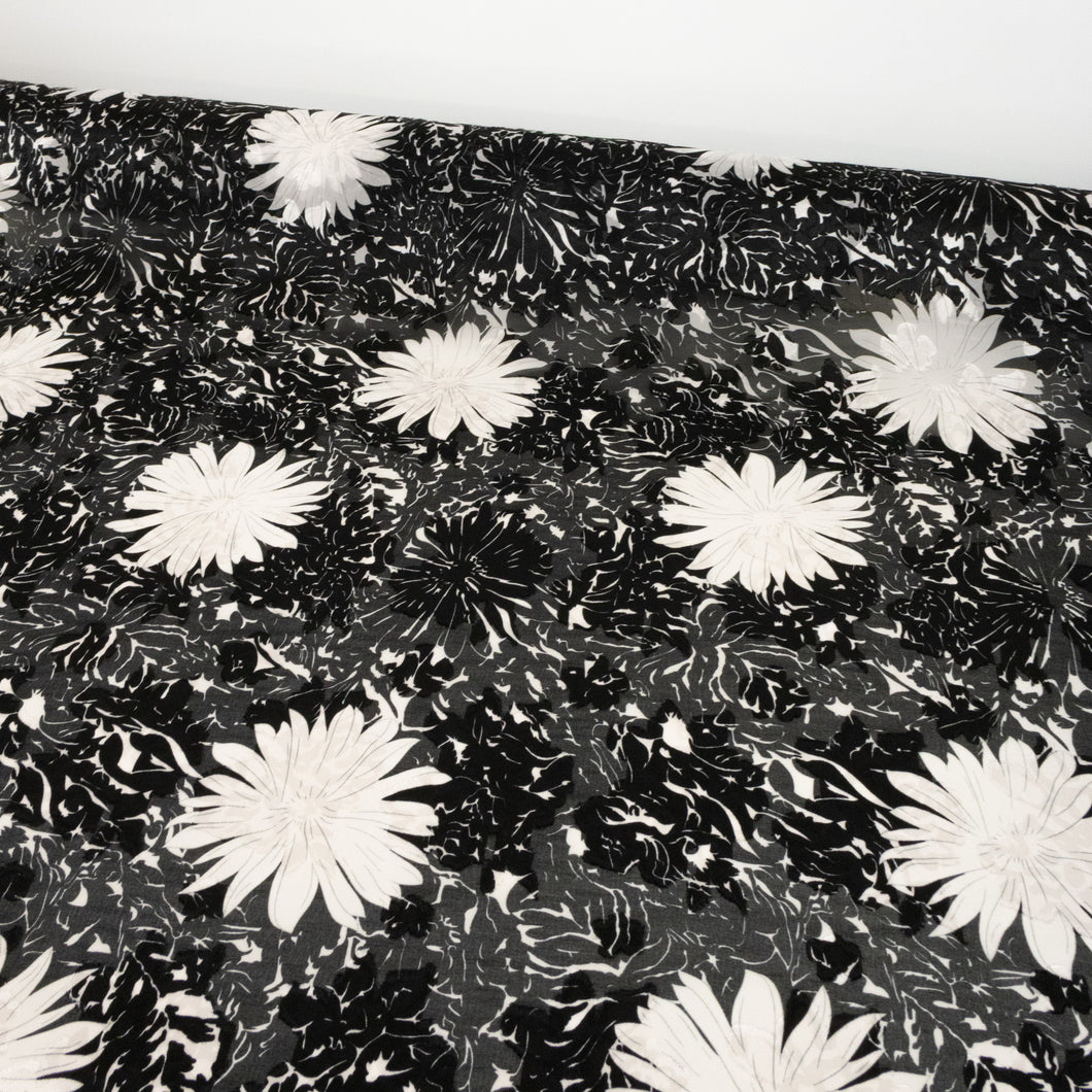 Jacquard Chiffon Deadstock - Starstruck