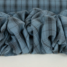 Load image into Gallery viewer, Washed Cotton Blend Plaid Check - Wynne Blue
