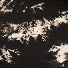 Load image into Gallery viewer, Tie Dye Effect Cotton T-Shirt Knit - Black &amp; White
