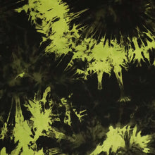 Load image into Gallery viewer, Tie Dye Effect Cotton T-Shirt Knit - Black &amp; Olive
