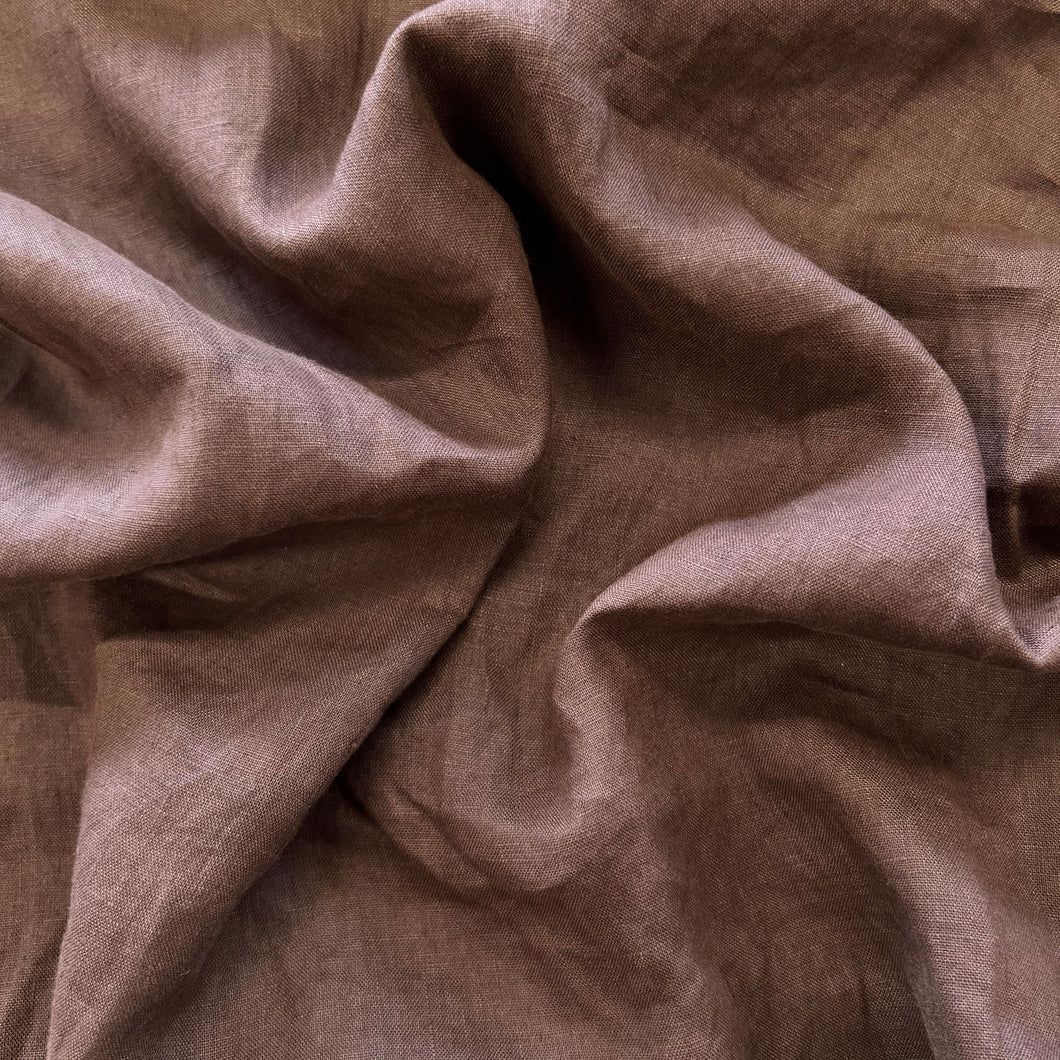 Washed Linen - Chocolate