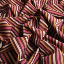 Load image into Gallery viewer, Cotton Yarn Dyed Stripe Designer End - Nara Berry Stripe
