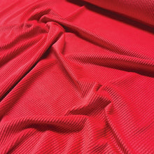 Load image into Gallery viewer, 6 Wale Cotton Corduroy - Red
