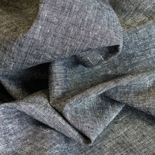 Load image into Gallery viewer, Lightweight Linen Cotton Crossweave - Black
