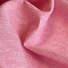 Load image into Gallery viewer, Lightweight Linen Cotton Crossweave - Pink
