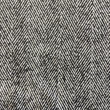 Load image into Gallery viewer, Chevron Stripe Wool Blend Deadstock - Black
