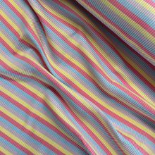 Load image into Gallery viewer, Striped Cotton Spandex Rib - Multi Candyland (Last Chance)
