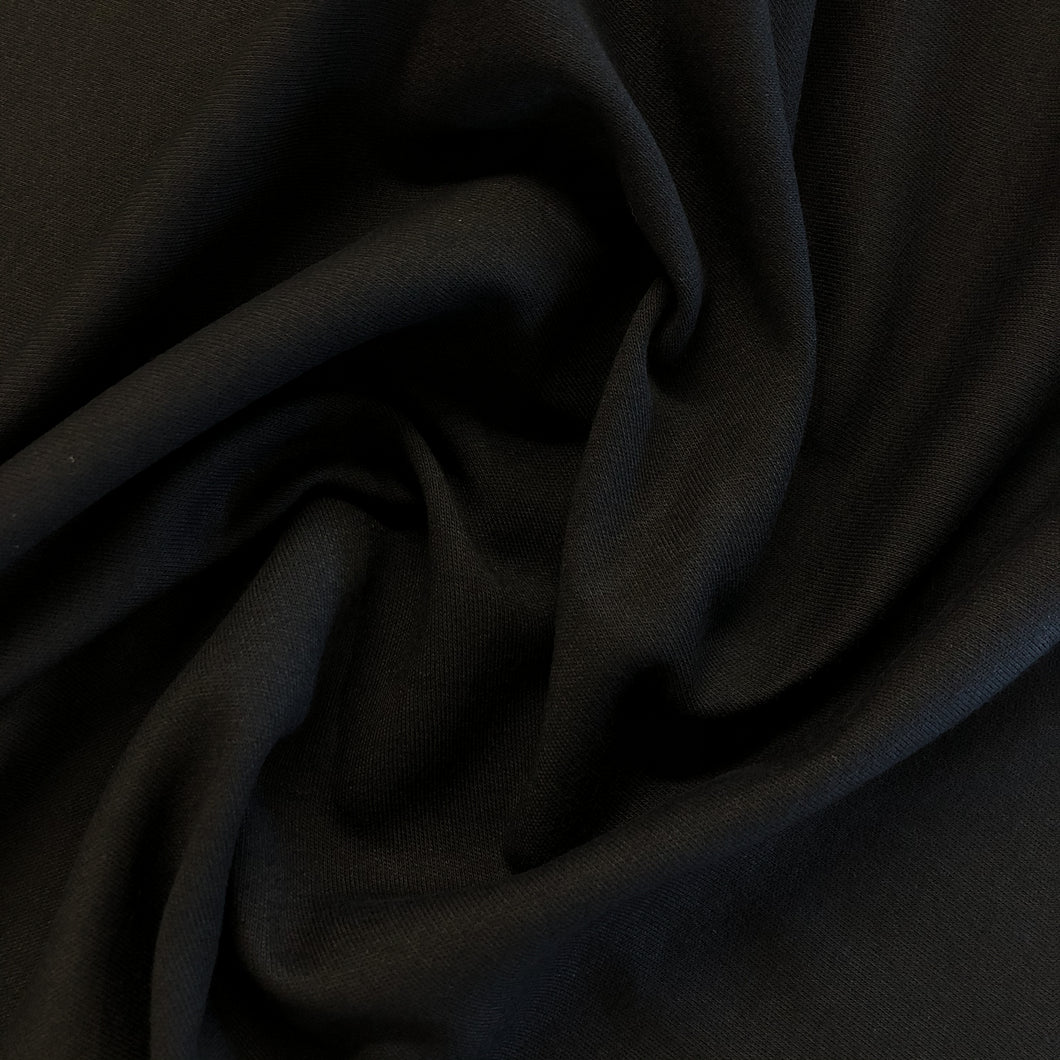 Cotton Interlock - Black