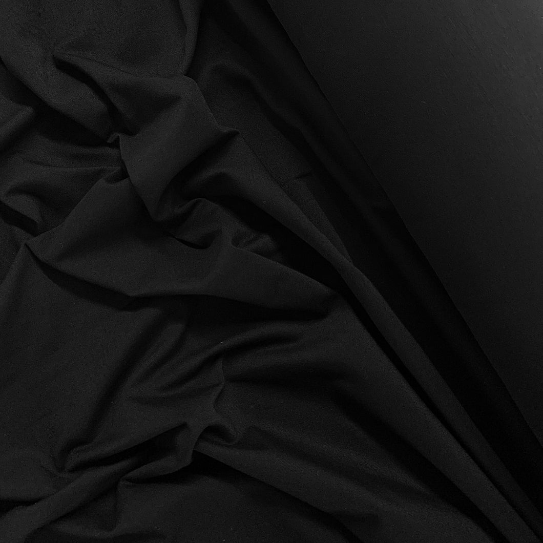 Cotton Spandex T-Shirting - Black