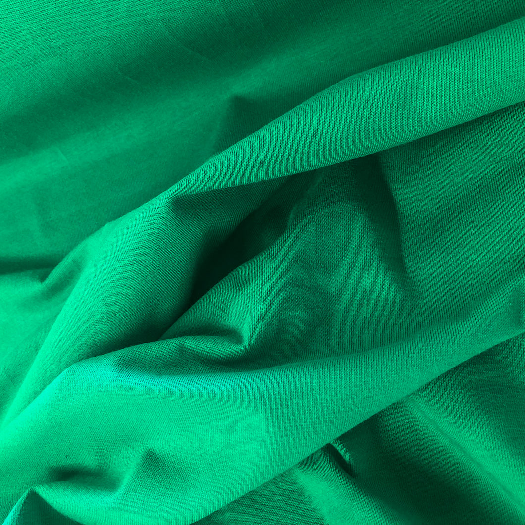 Cotton Spandex T-Shirting - Emerald