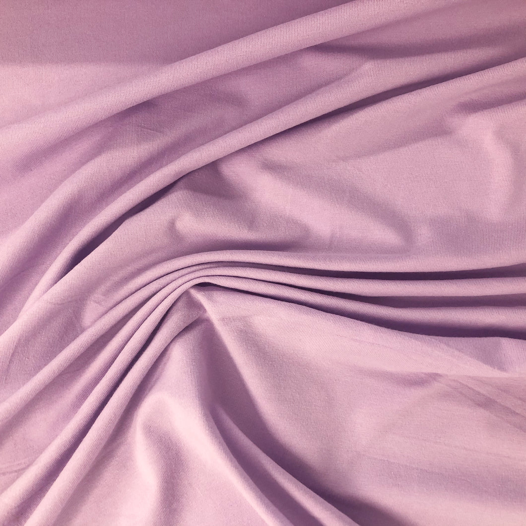 Cotton Spandex T-Shirting - Lilac