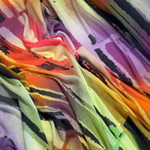 Load image into Gallery viewer, Digital Printed Mesh - Lizard Purple
