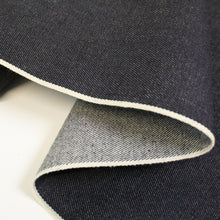 Load image into Gallery viewer, Certified Organic 98% Cotton 2% Spandex Selvedge Denim 12.7oz - Cathedral Cove (Indigo)
