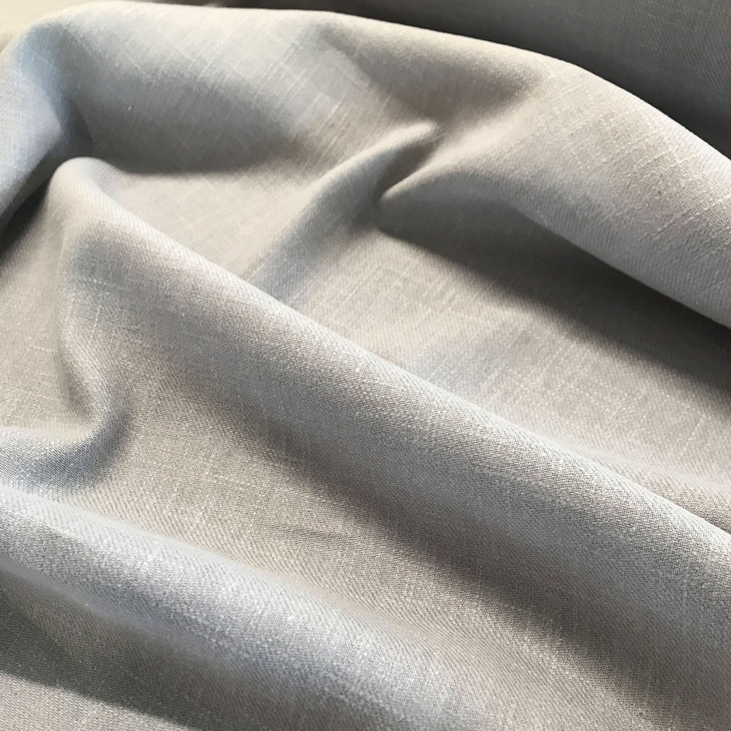 250gsm Linen Cotton - Silver Denim
