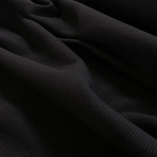 Load image into Gallery viewer, 250gsm Cotton Spandex Rib - Black
