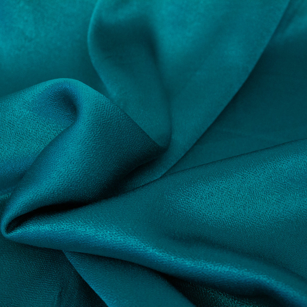 Crepe Back Satin - Aqua (Last Chance Colour)