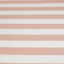 Load image into Gallery viewer, Cotton Spandex Stripe - Blush/White

