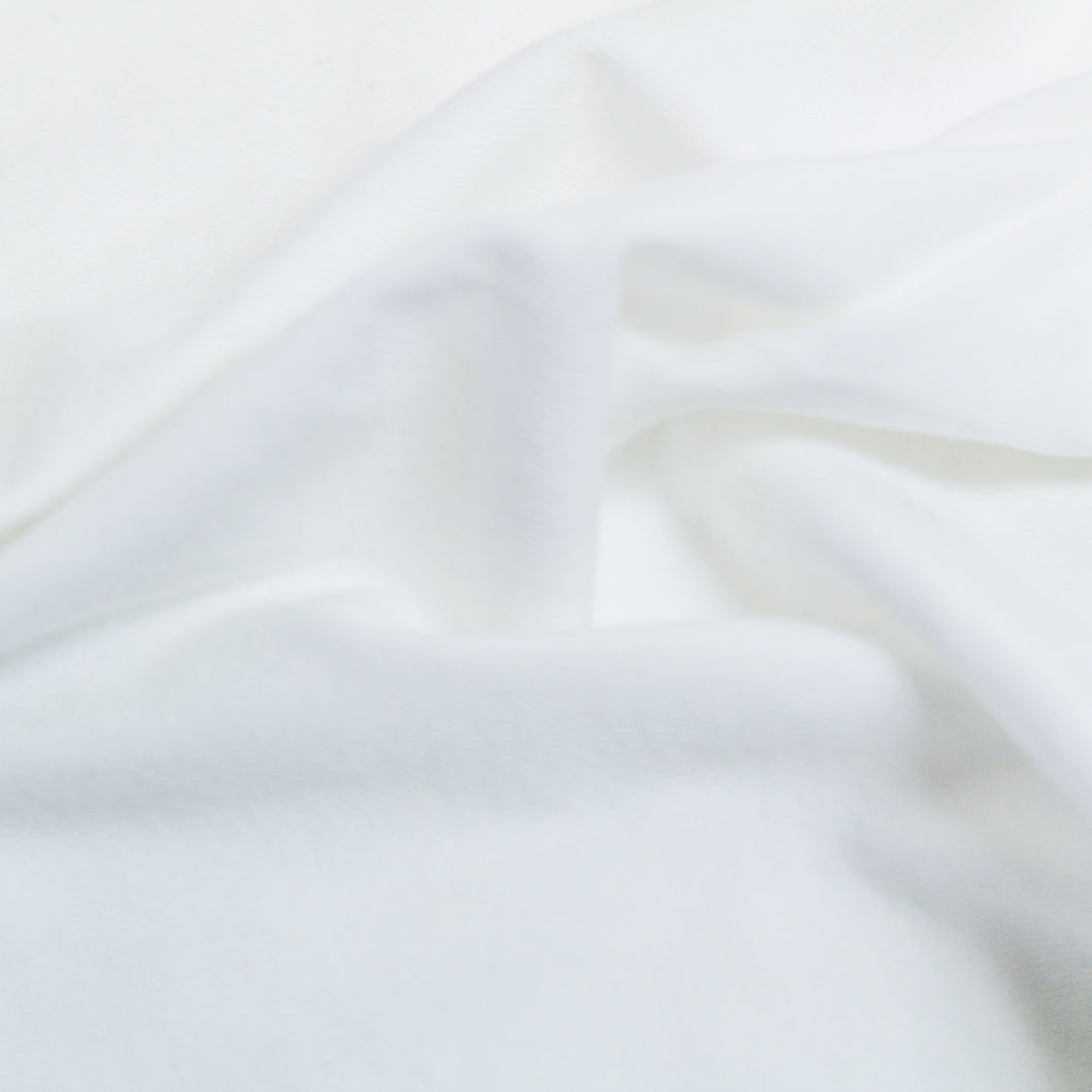 Cotton Spandex T-Shirting - White