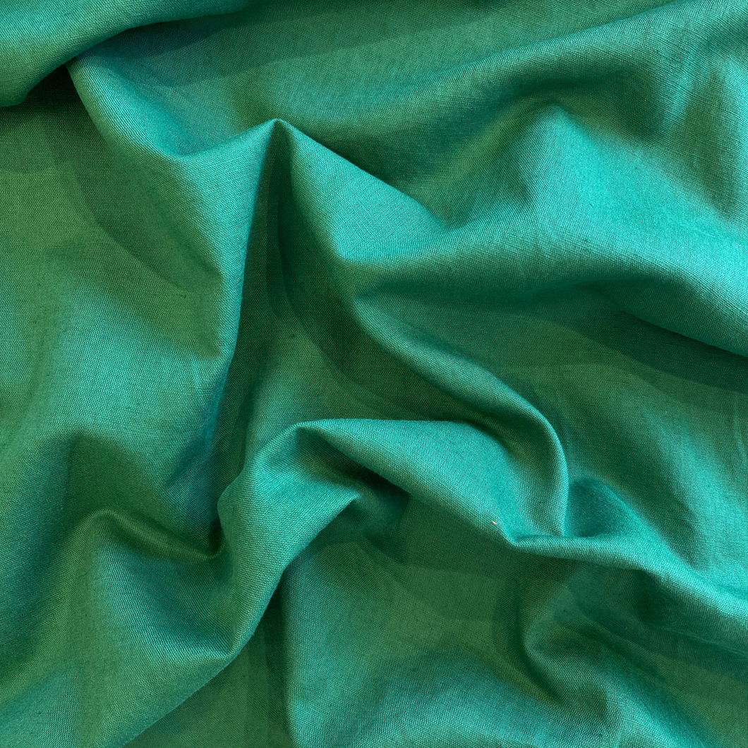 Washed Linen Cotton - Emerald