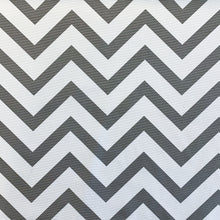 Load image into Gallery viewer, Printed Canvas - Silver Chevron
