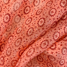 Load image into Gallery viewer, Printed Silk Jacquard Deadstock - Coral

