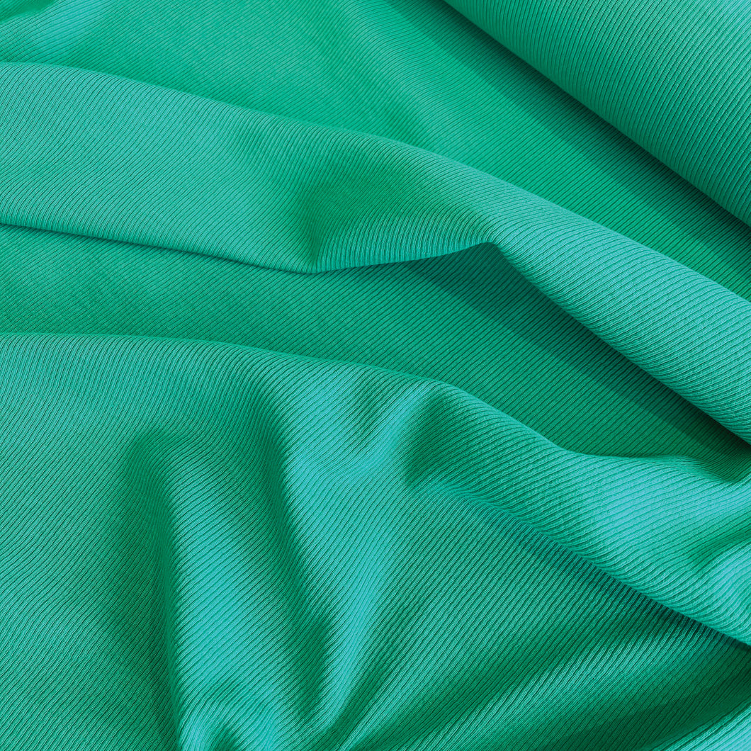 250gsm Cotton Spandex Rib - Emerald