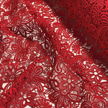 Load image into Gallery viewer, Embroidered Lace - Ruby
