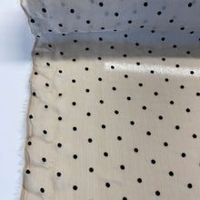 Load image into Gallery viewer, Polka Dot Crinkle Chiffon - Beige
