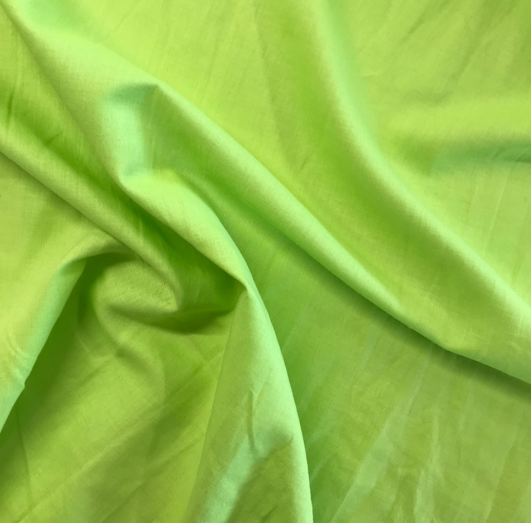 Washed Linen Cotton - Lime